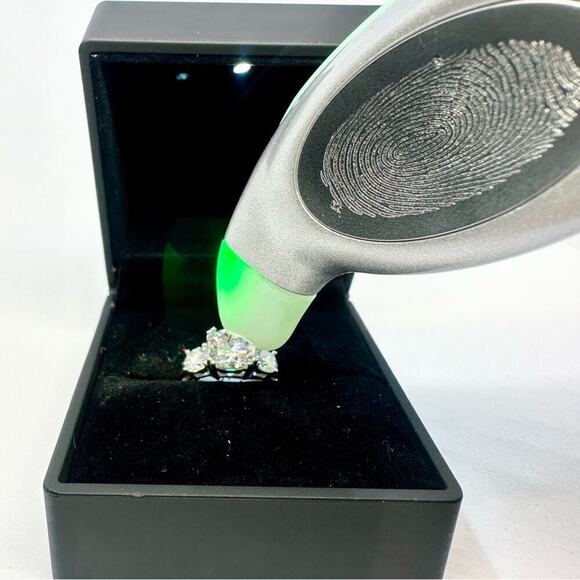 Cushion Cut Moissanite Ring 3 Stone Trilogy Engagement Wedding GRA 18K 925 - Picture 3 of 12